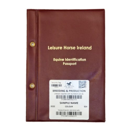 , HORSE &#8211; NEW REGISTRATION – PEDIGREE NOT RECORDED, Leisure Horse Ireland